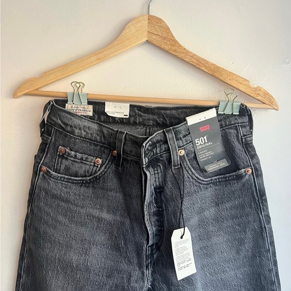 Women’s Levi's Black 501 Jeans Brand New
